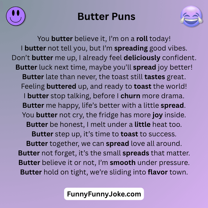Butter Puns