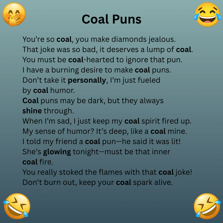 Coal Puns