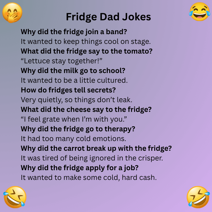 Fridge Dad Jokes