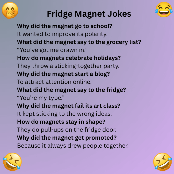 Fridge Magnet Jokes