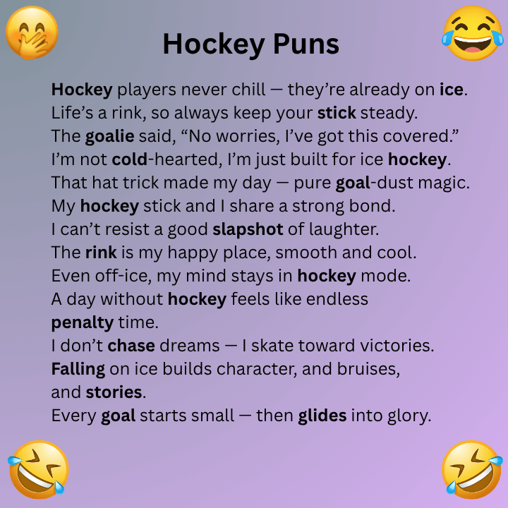 Hockey Puns