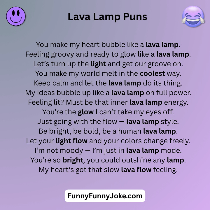 Lava Lamp Puns
