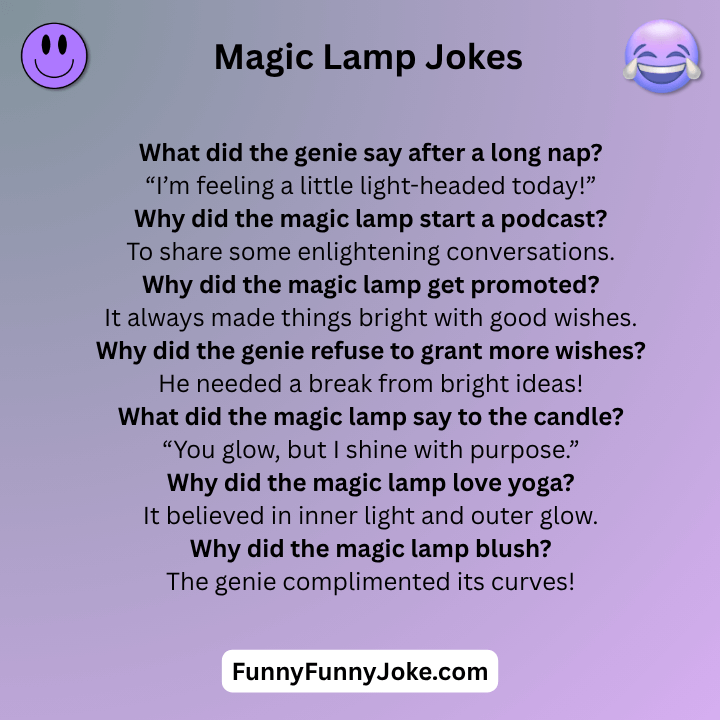Magic Lamp Jokes