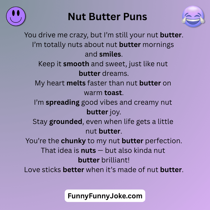 Nut Butter Puns
