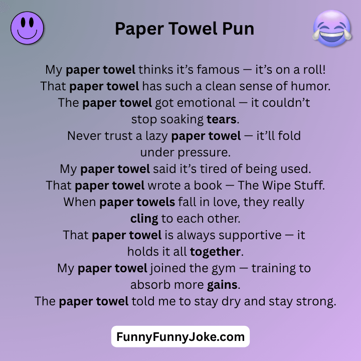 Paper Towel Pun