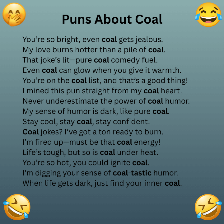 Puns About Coal