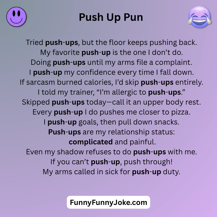 Push Up Pun