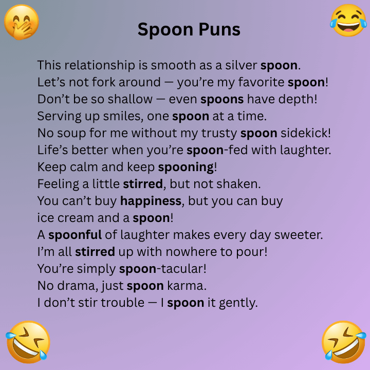 Spoon Puns