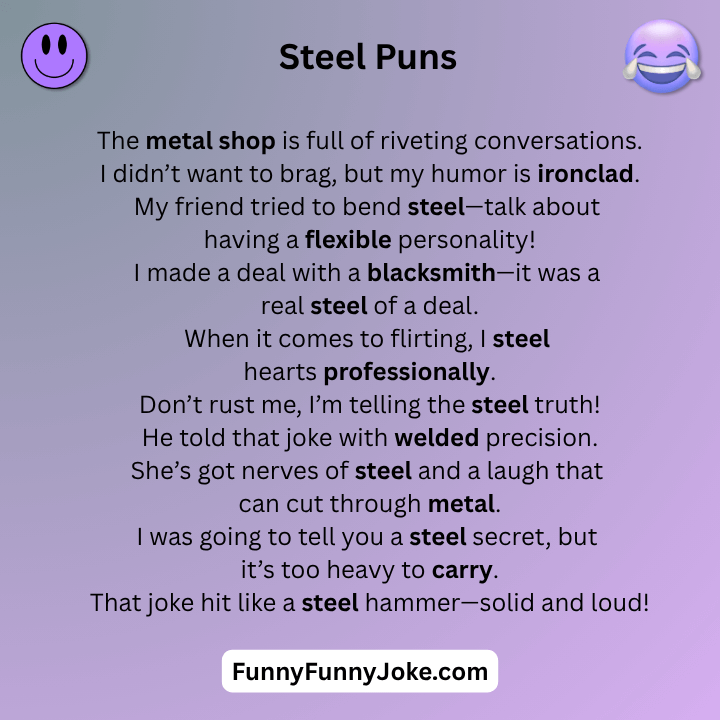 Steel Puns 