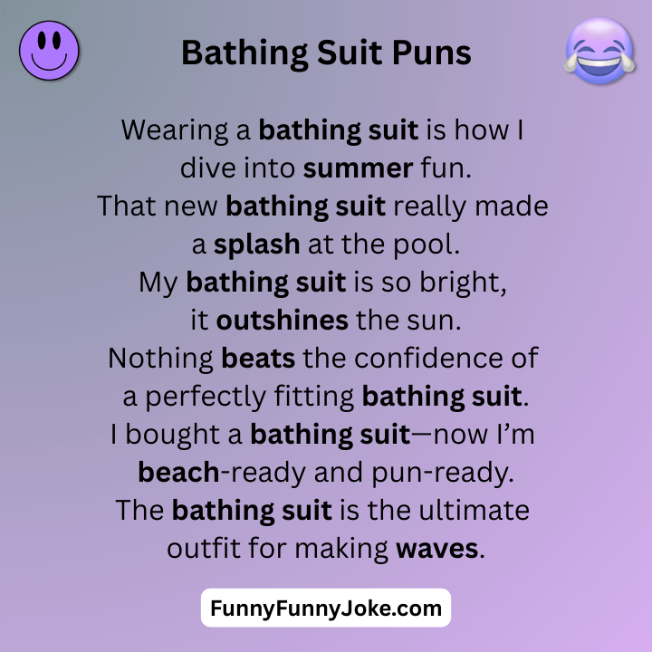 Bathing Suit Puns