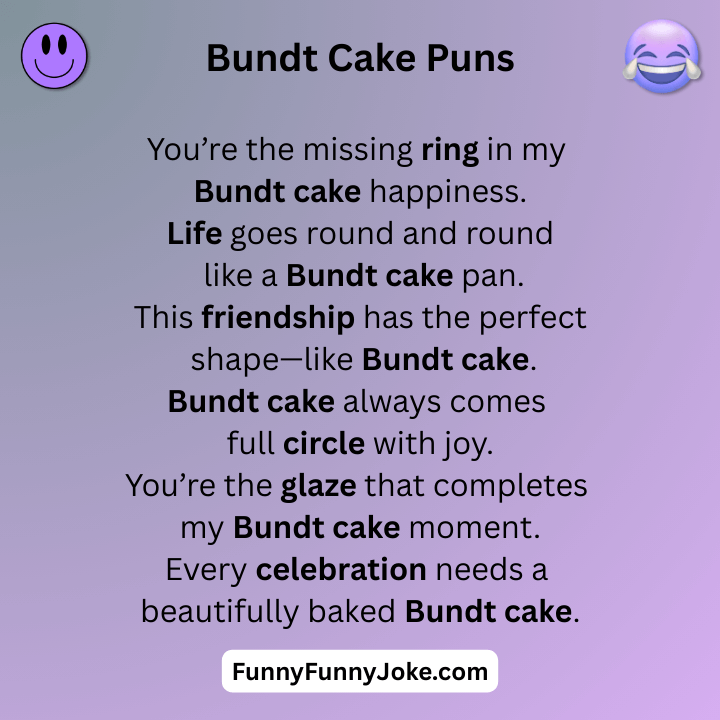 Bundt Cake Puns
