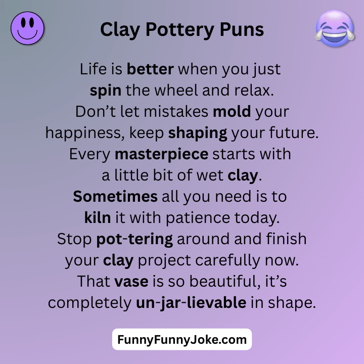 Clay Pottery Puns