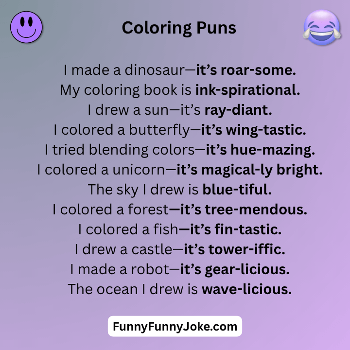 Coloring Puns
