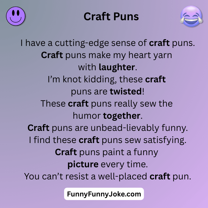 Craft Puns
