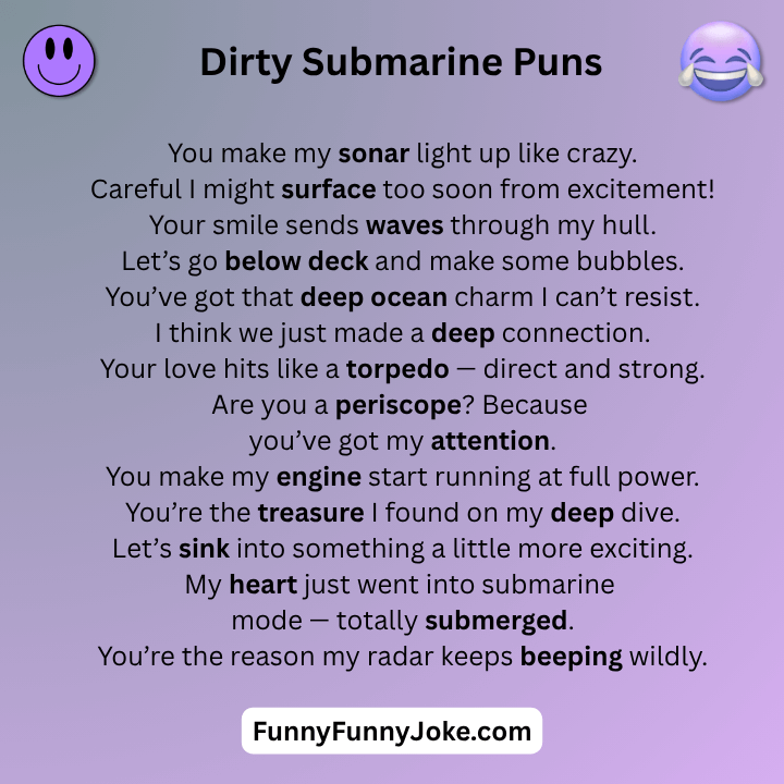 Dirty Submarine Puns