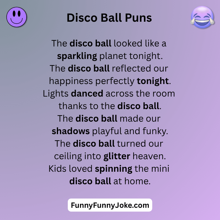 Disco Ball Puns