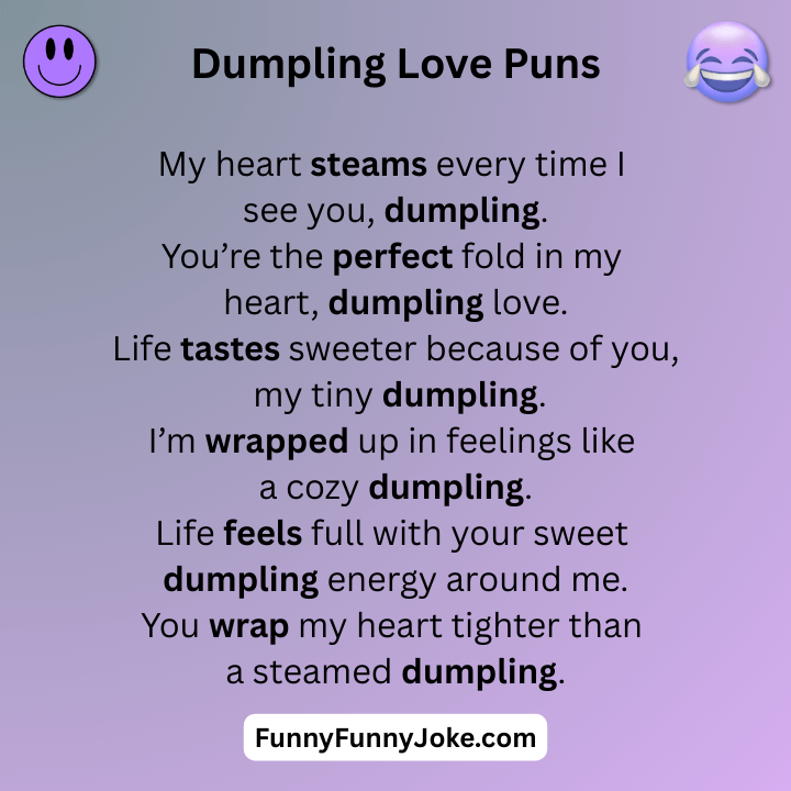 Dumpling Love Puns