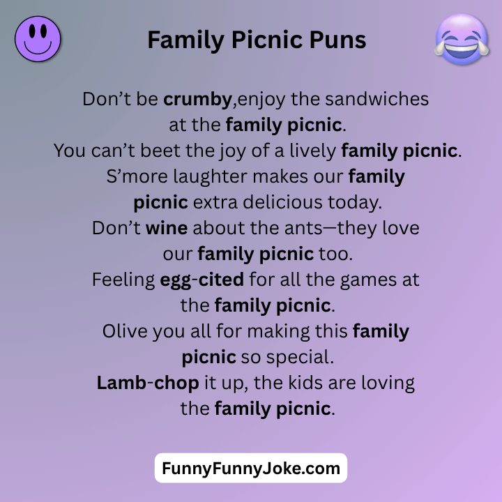 Family Picnic Puns