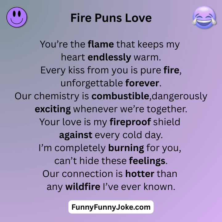 Fire Puns Love