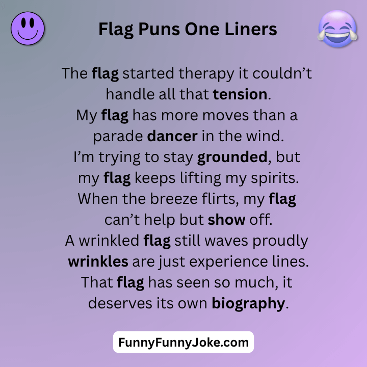 Flag Puns One Liners