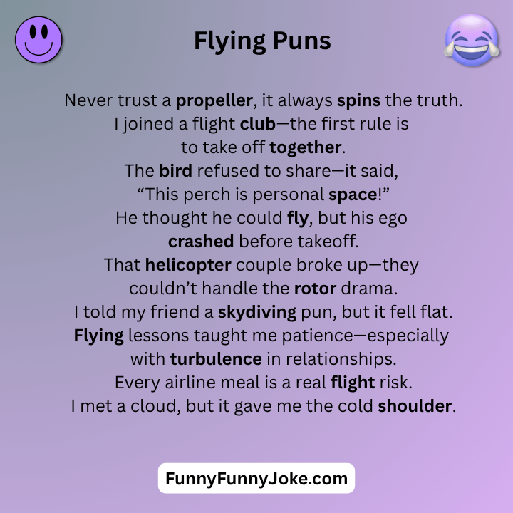 Flying Puns