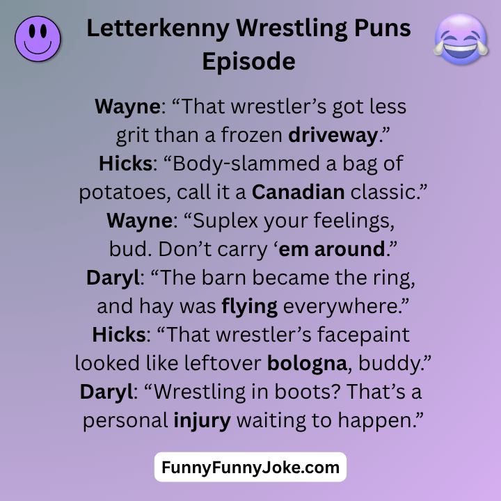 Letterkenny Wrestling Puns Episode