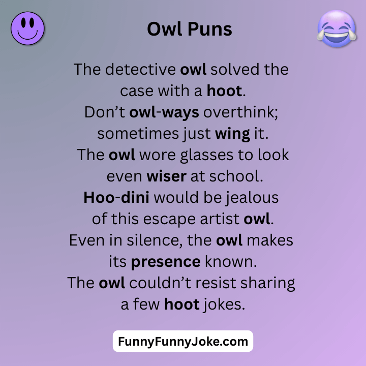 Owl Puns