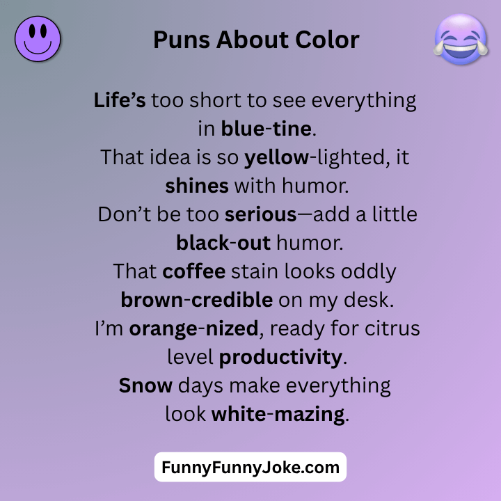 Puns About Color