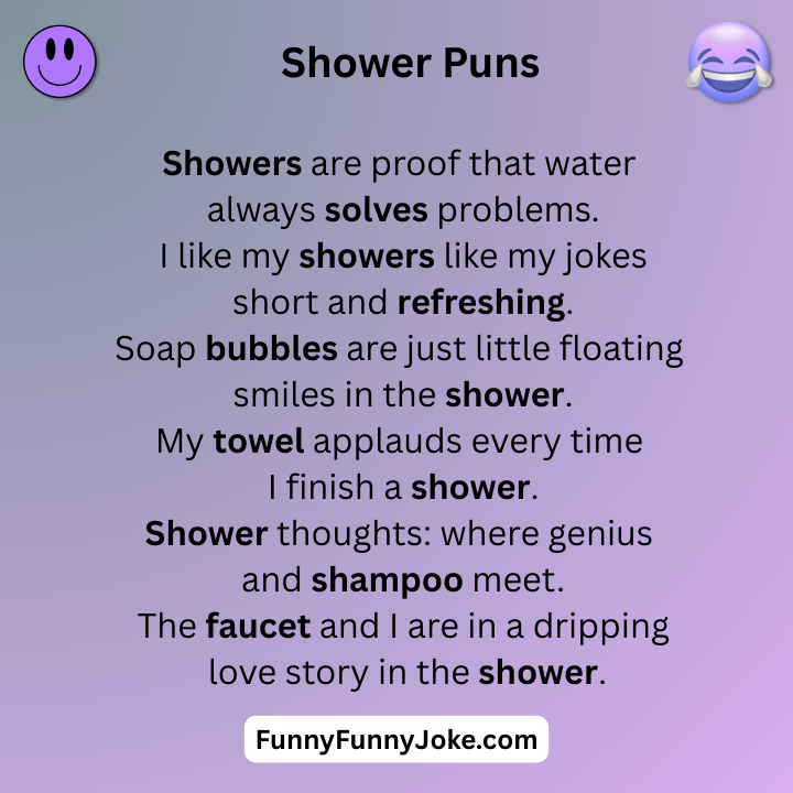 Shower Puns