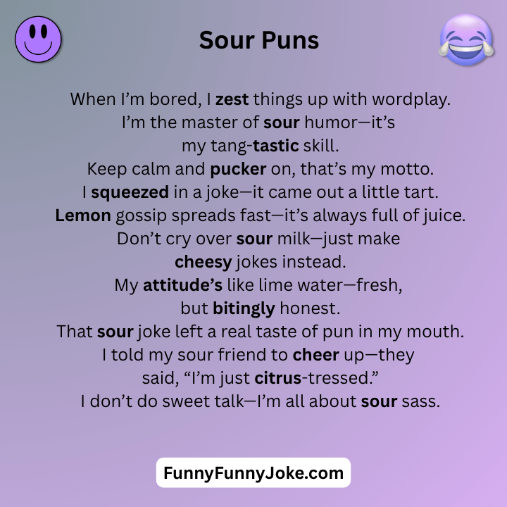 Sour Puns