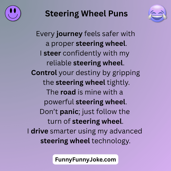 Steering Wheel Puns