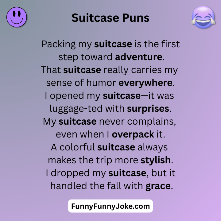 Suitcase Puns