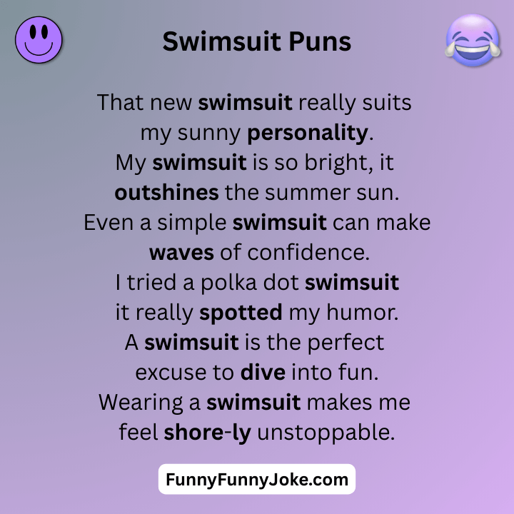 Swimsuit Puns