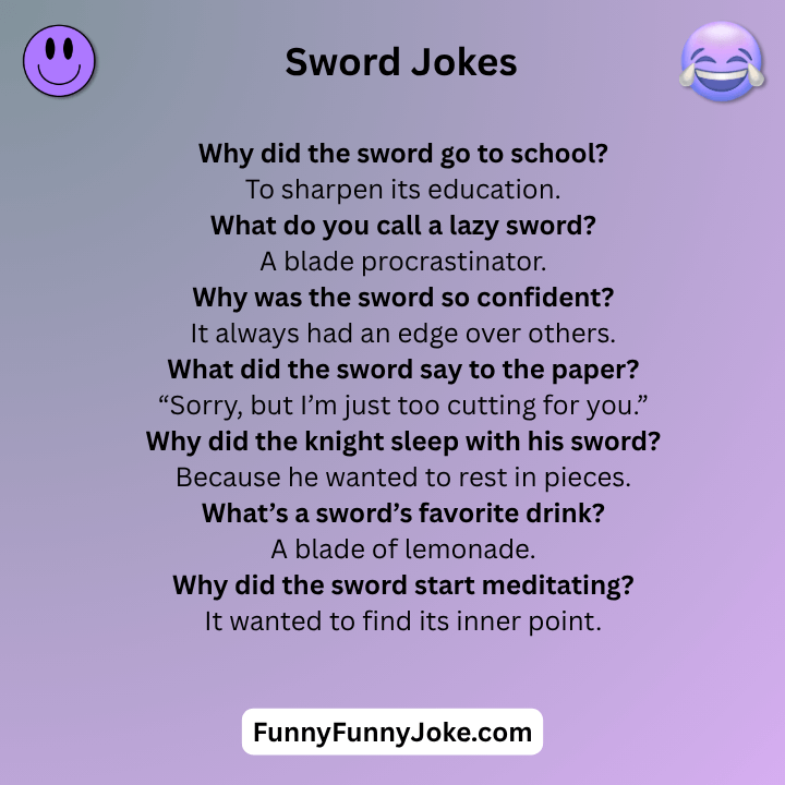 Sword Jokes