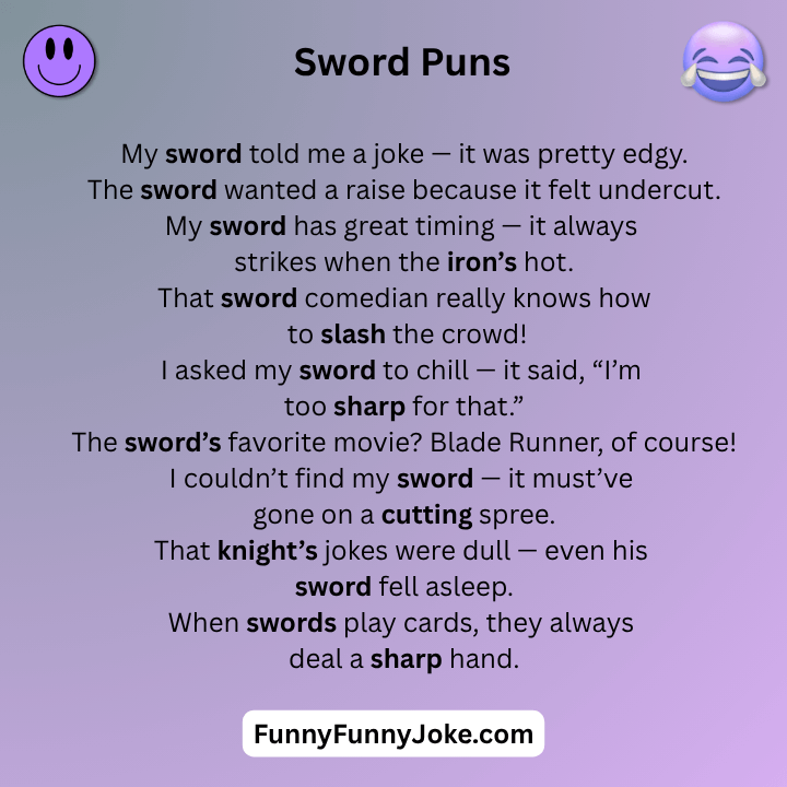 Sword Puns