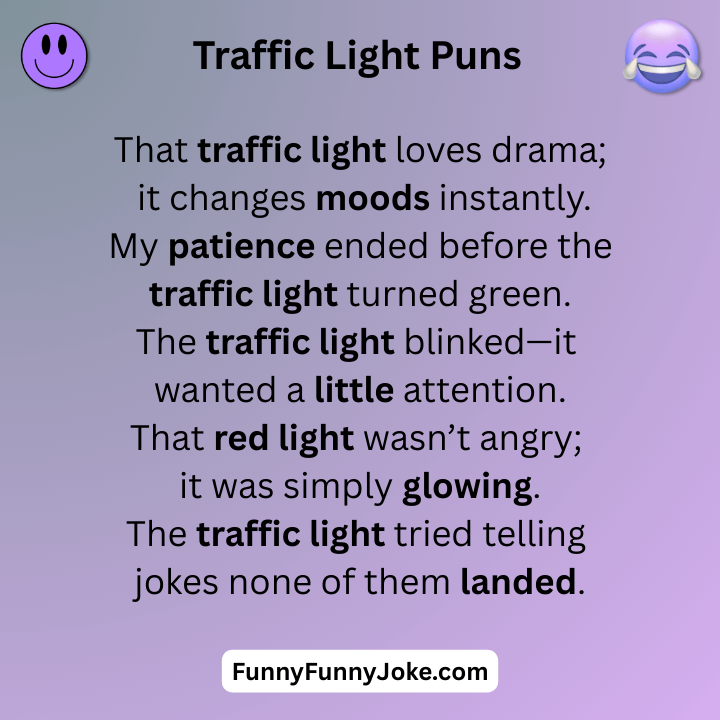 Traffic Light Puns
