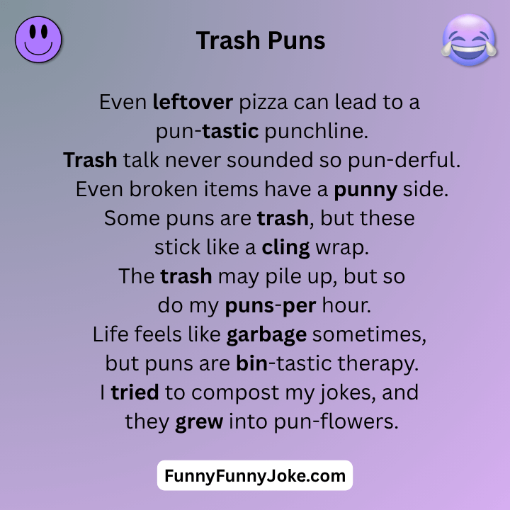 Trash Puns
