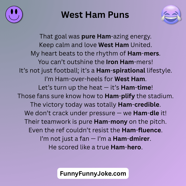 West Ham Puns