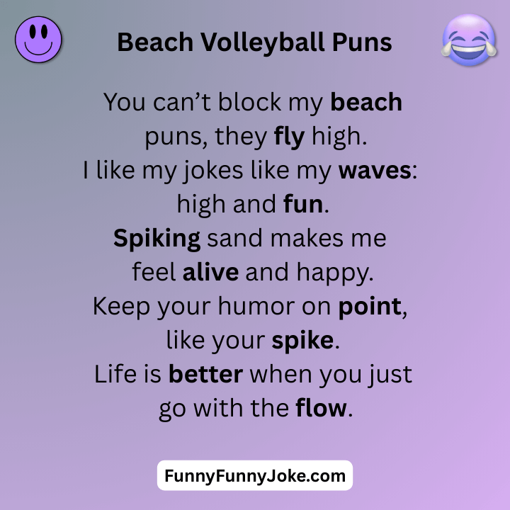 Beach Volleyball Puns