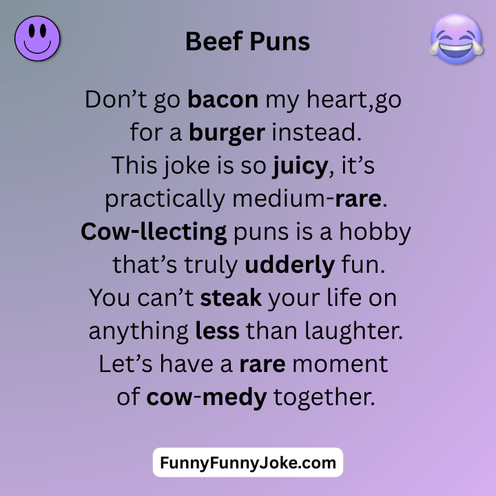 Beef Puns