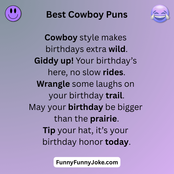 Best Cowboy Puns