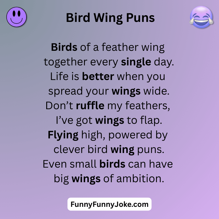Bird Wing Puns