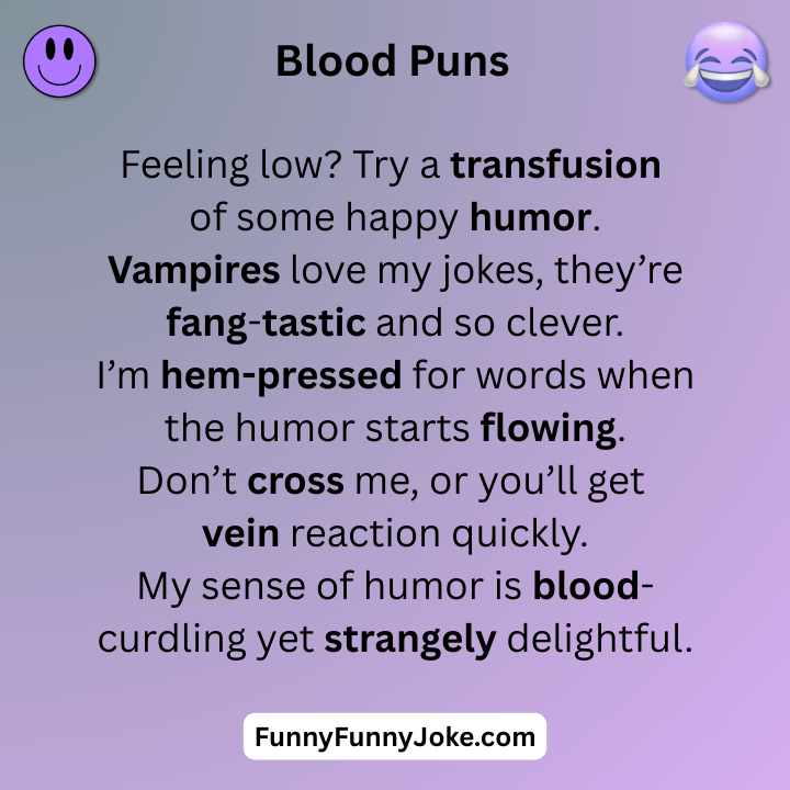 Blood Puns