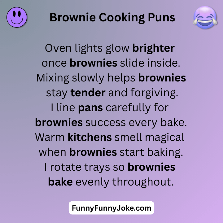 Brownie Cooking Puns