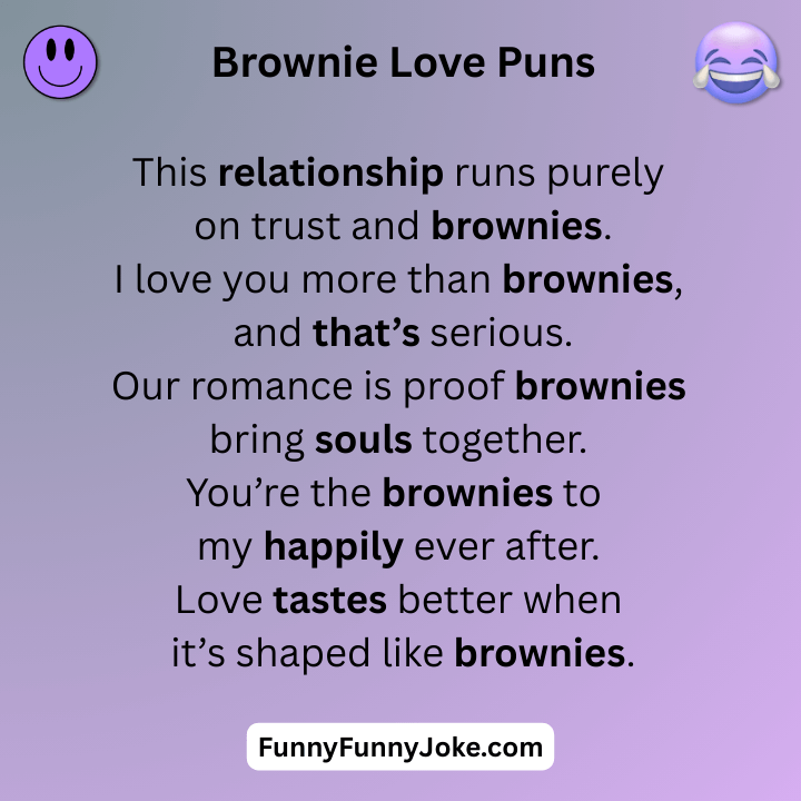 Brownie Love Puns