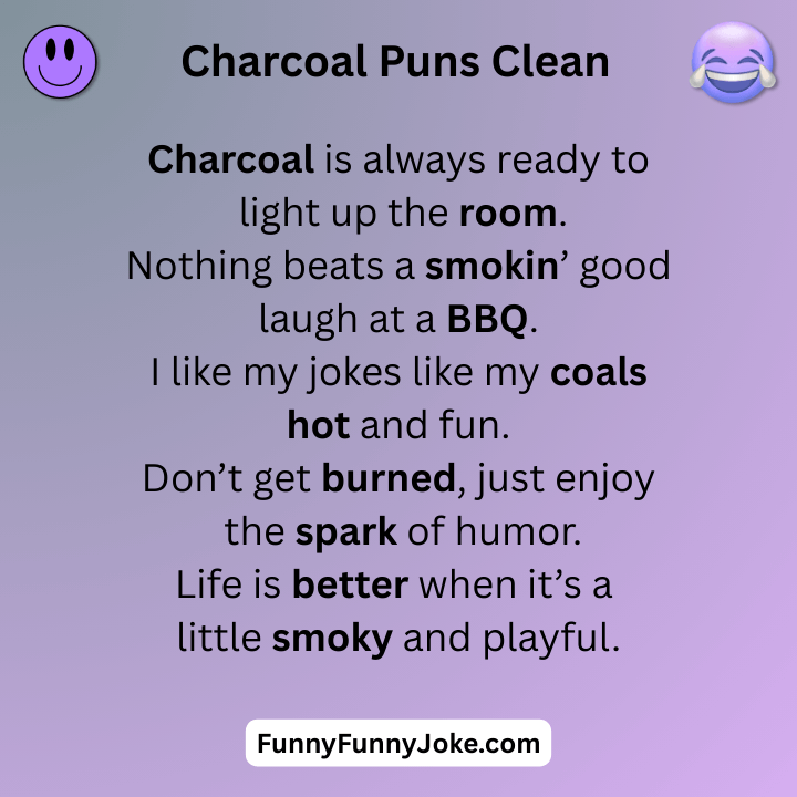 Charcoal Puns Clean