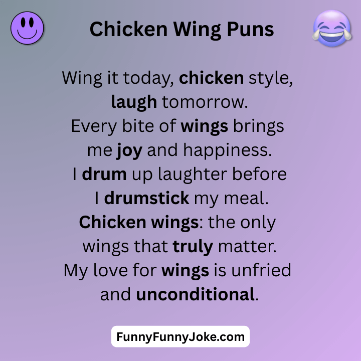 Chicken Wing Puns