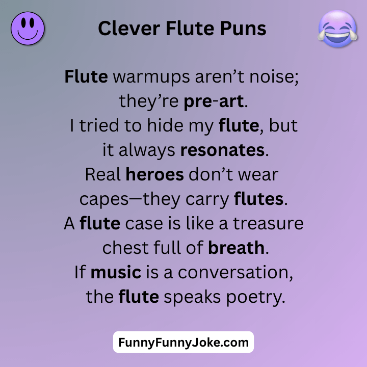 Clever Flute Puns