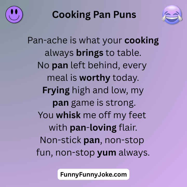 Cooking Pan Puns
