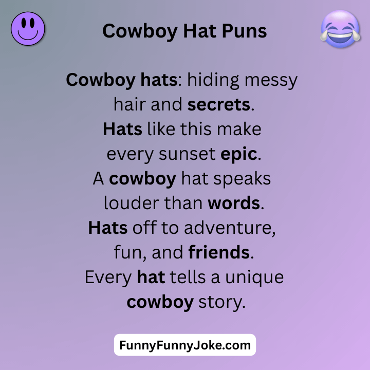 Cowboy Hat Puns